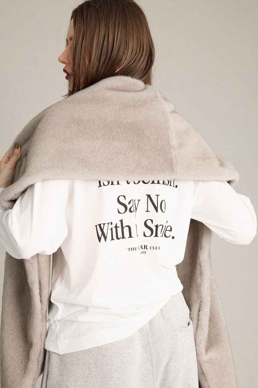 BRILL(ブリル)｜【raspail】BRILL別注LOGOロングTシャツ/ホワイト の