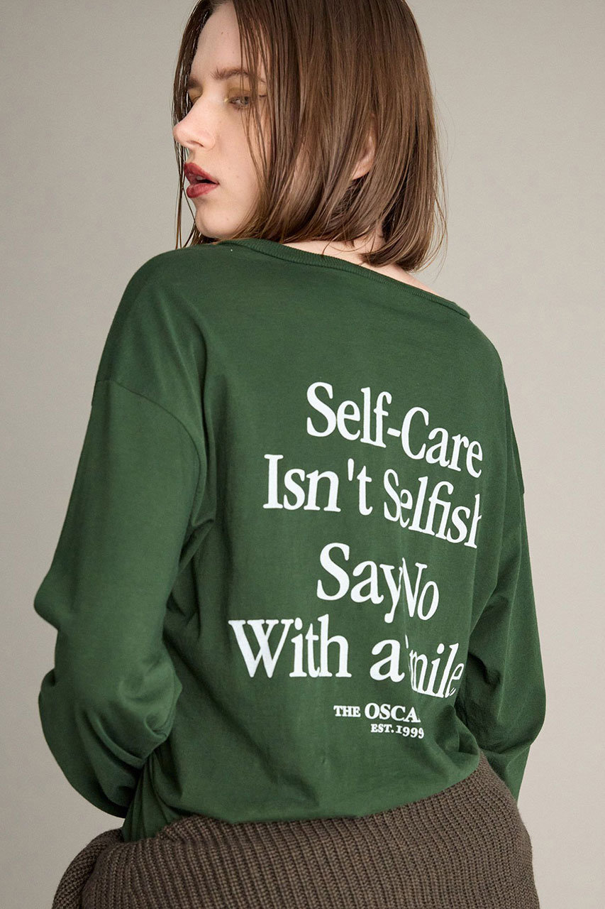 BRILL 【raspail】BRILL別注LOGOロングTシャツ (グリーン, FREE) ブリル ELLE SHOP BRILL 【raspail】BRILL別注LOGOロングTシャツ (グリーン, FREE) ブリル ELLE SHOP