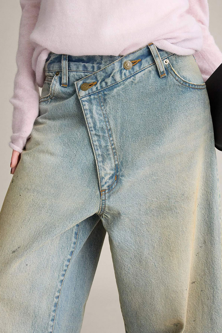 【BRILL（ブリル）】ダートワイドデニム 36 BRILL(ブリル)｜ダートワイドデニム/ブルー の通販｜ELLESHOP・(エル