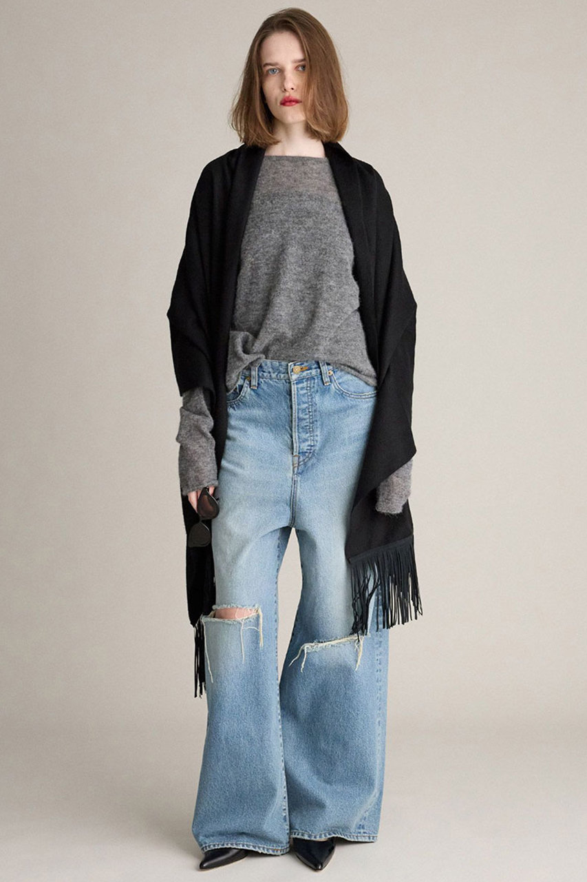 BRILL ブリル　ポエットスリーブカットソー　グレー BRILL ブリル ポエットスリーブカットソー グレー