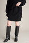 ラムウールミニスカート ブリル/BRILL ブラック