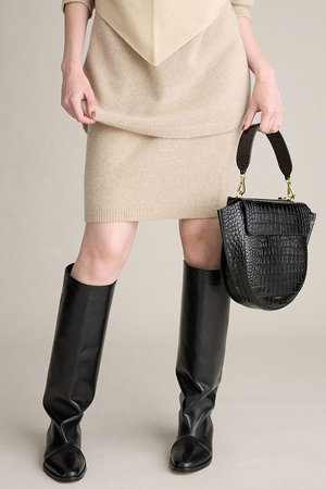 ブリル/BRILLのラムウールミニスカート(110700/110701)