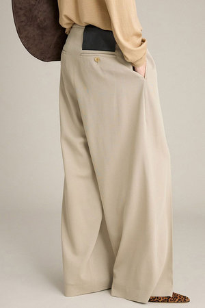 ブリル/BRILLのレザーパッチイージーパンツ(110600/110601)