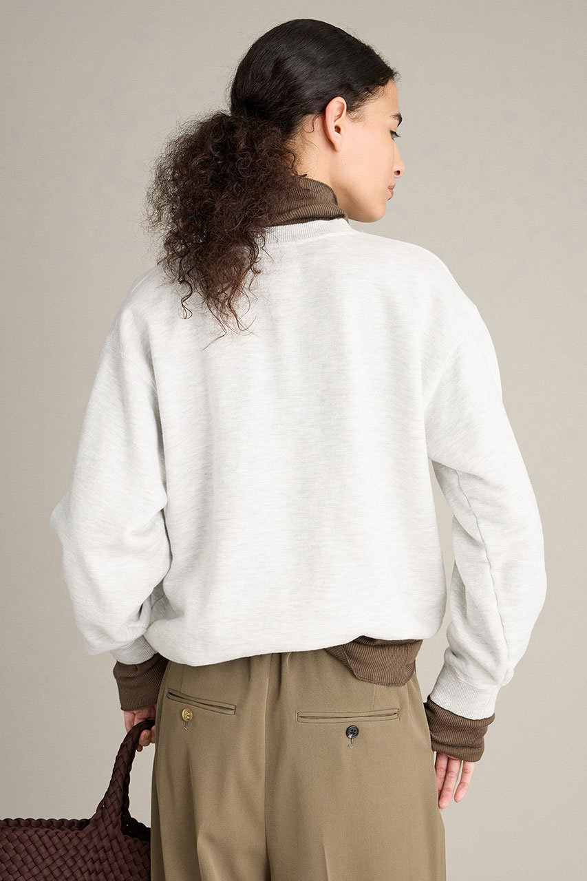 BRILL(ブリル)｜カレッジロゴスウェット/ライトグレー の通販