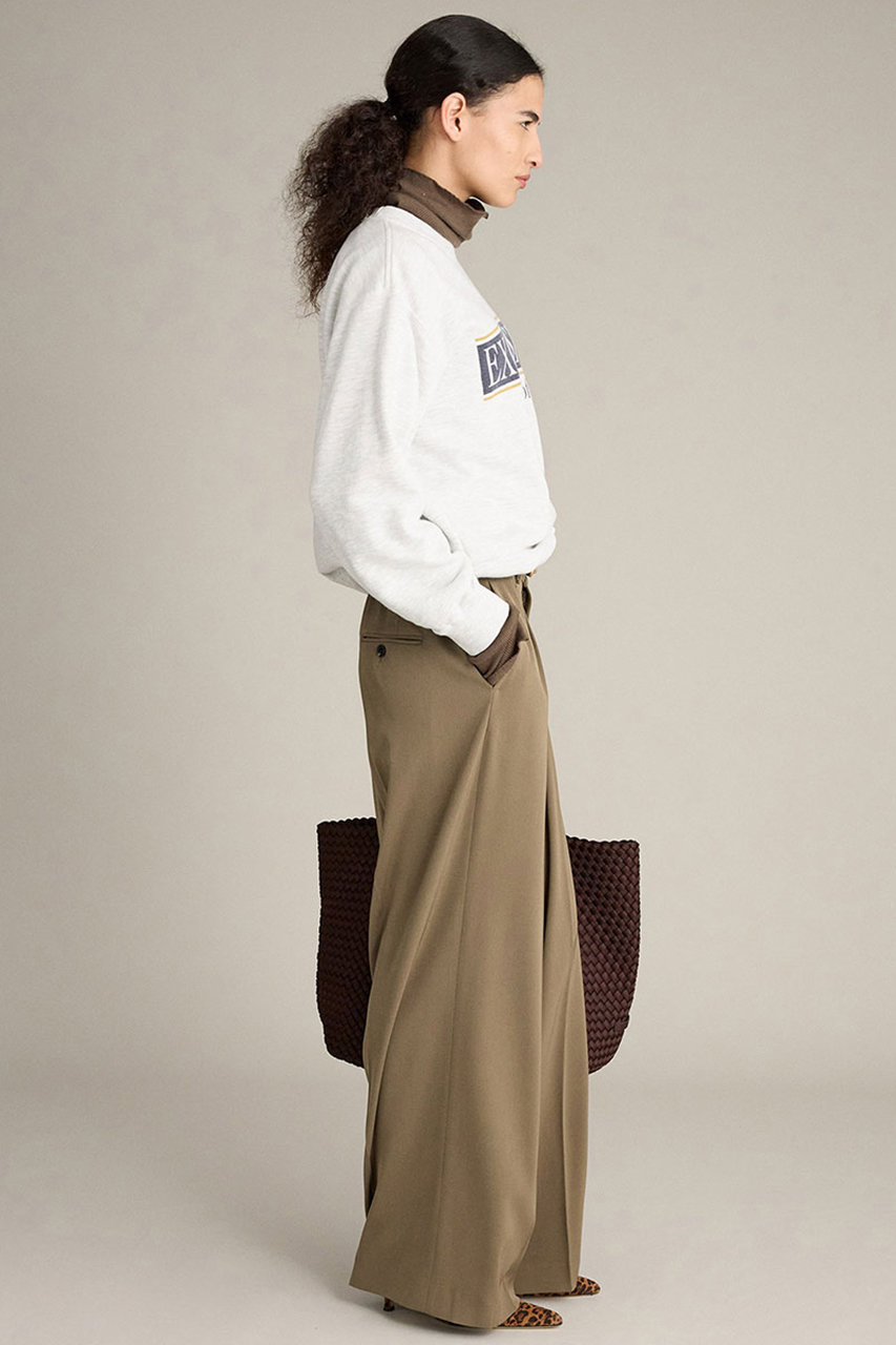 BRILL(ブリル)｜カレッジロゴスウェット/ライトグレー の通販