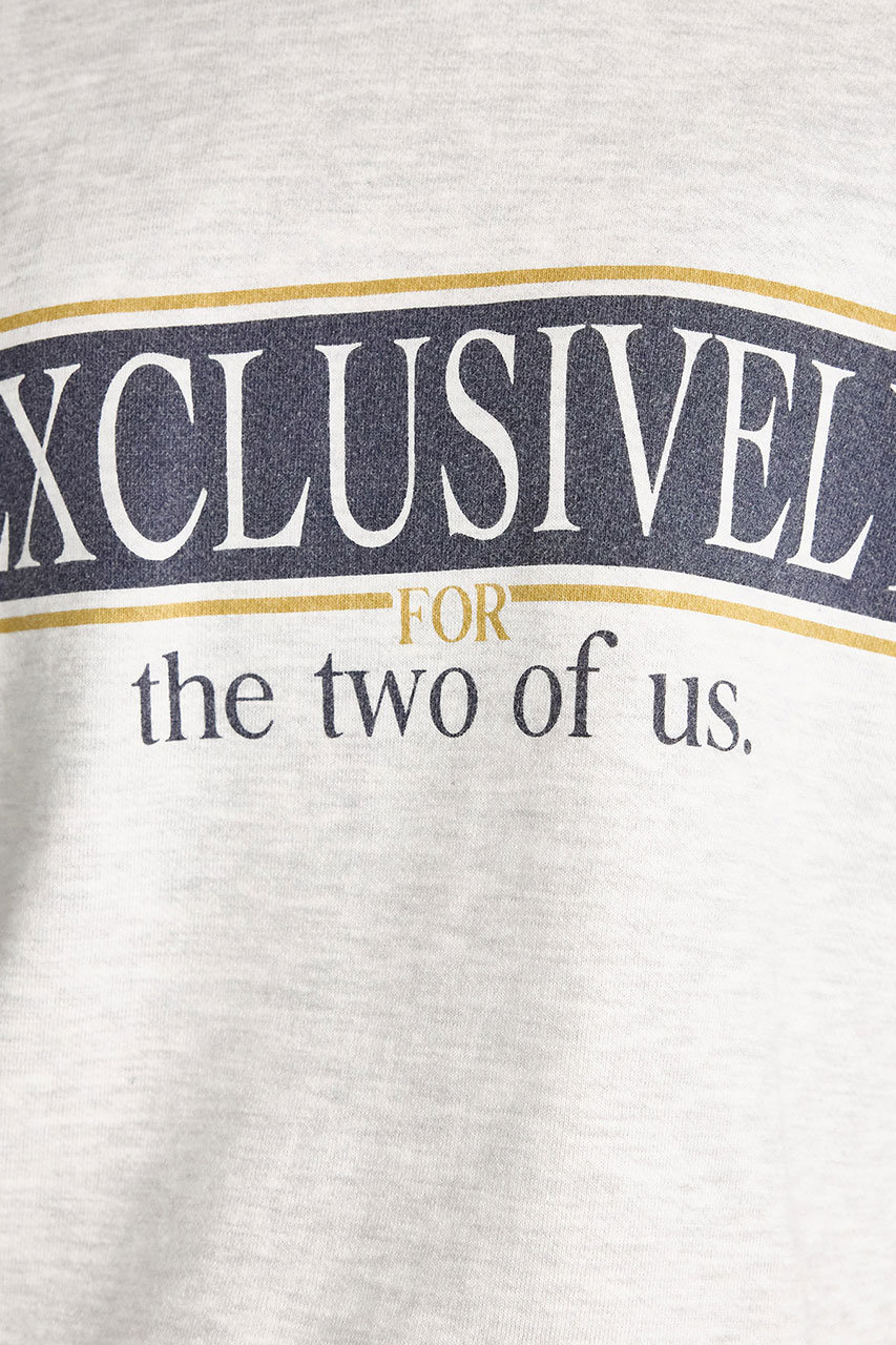 BRILL(ブリル)｜カレッジロゴスウェット/ライトグレー の通販