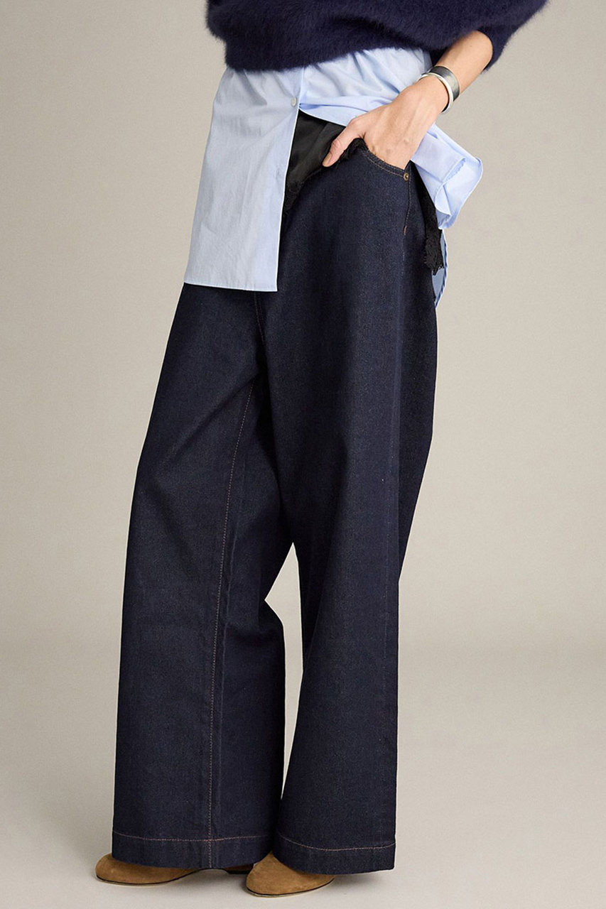 ブリル/BRILLのハイウエストワンウォッシュデニム(インディゴ/595675)