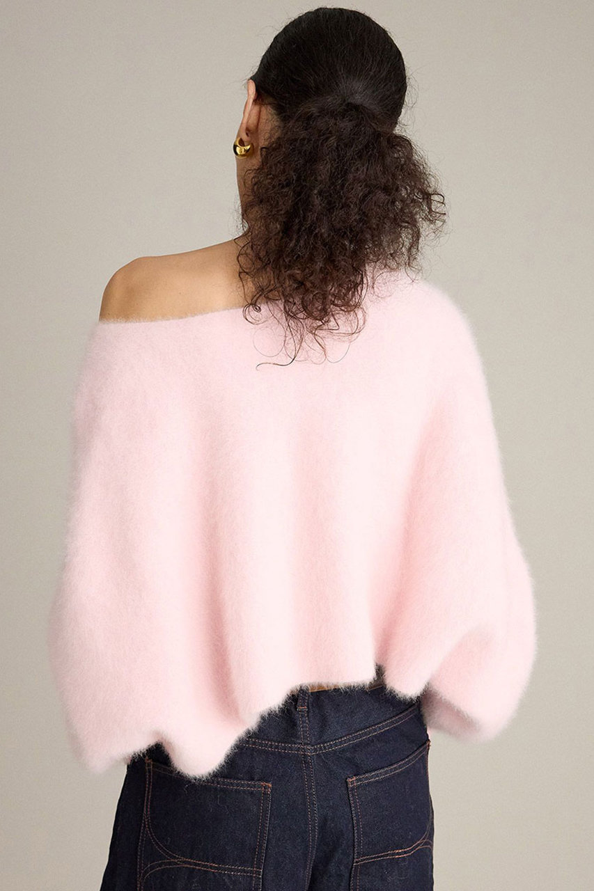 BRILL(ブリル)｜FOXカシミヤポンチョプルオーバー/ライトピンク の通販  