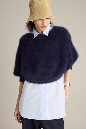 ブリル/BRILLの【予約販売】FOXカシミヤポンチョプルオーバー(110300/110301)