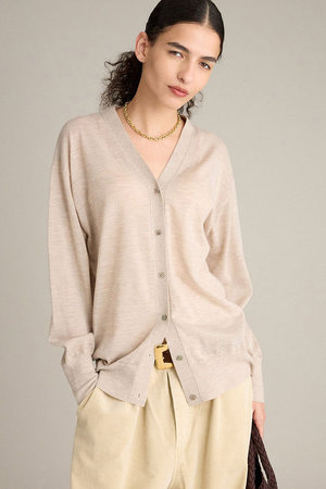 BRILL リネンコットンVネックニット BRILL｜ブリルのニット通販｜ELLE SHOP (エル・ショップ)