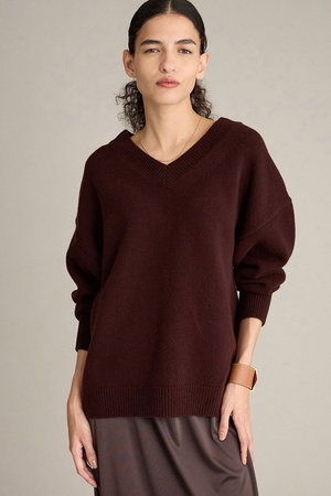 ブリル/BRILLのブリットウールVネックプルオーバー(110300/110301)