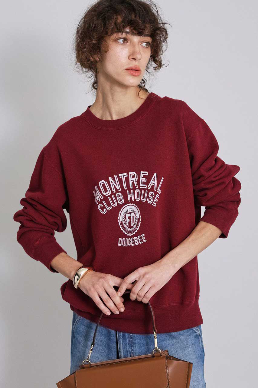 ブリル/BRILLの【raspail】ロゴスウェット(レッド/149654)