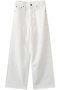 ダーツフレアデニムパンツ ブリル/BRILL ホワイト