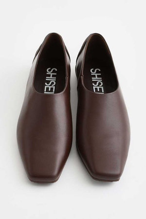 ブリル/BRILLの【SHISEI】TIGHT SQUARE SLIPON(130400/130403)