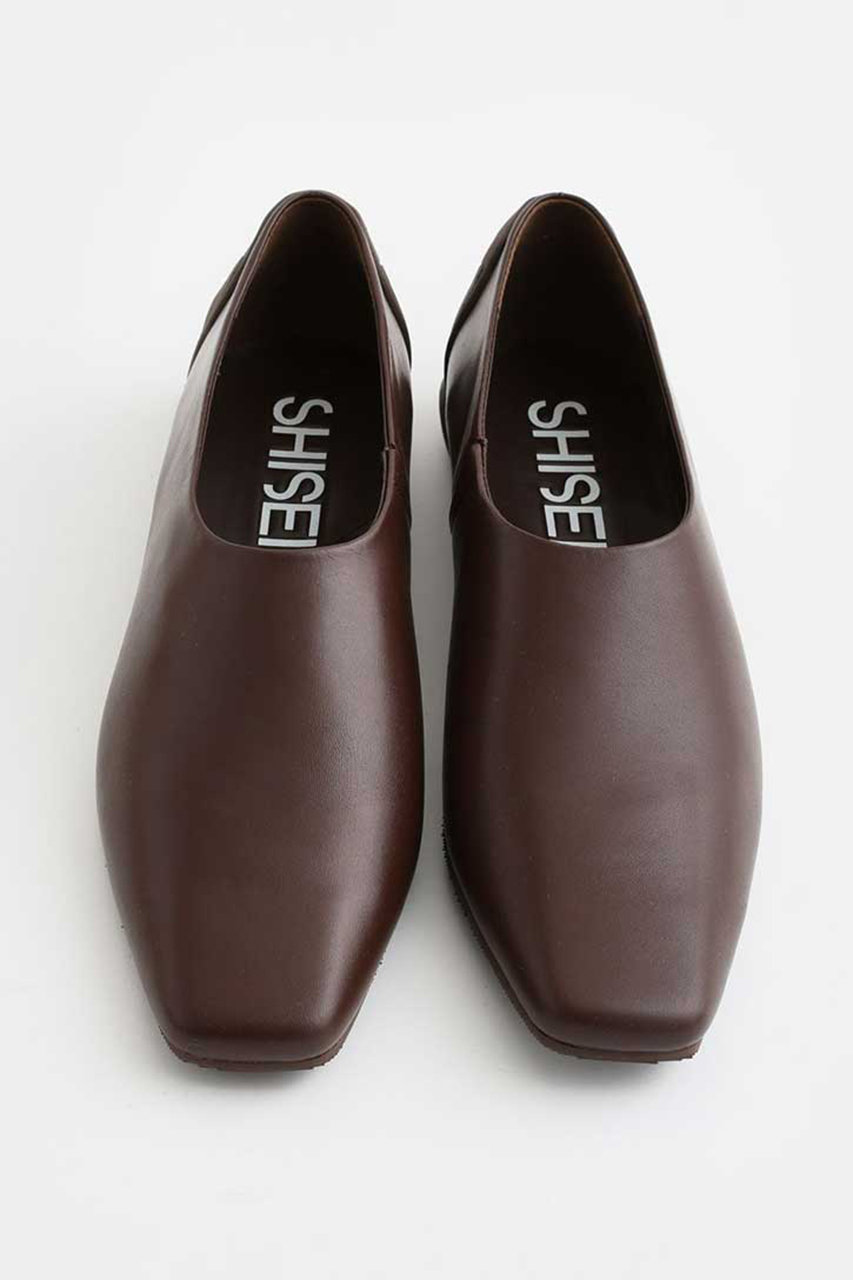 ブリル/BRILLの【SHISEI】TIGHT SQUARE SLIPON(ブラウン/149659)