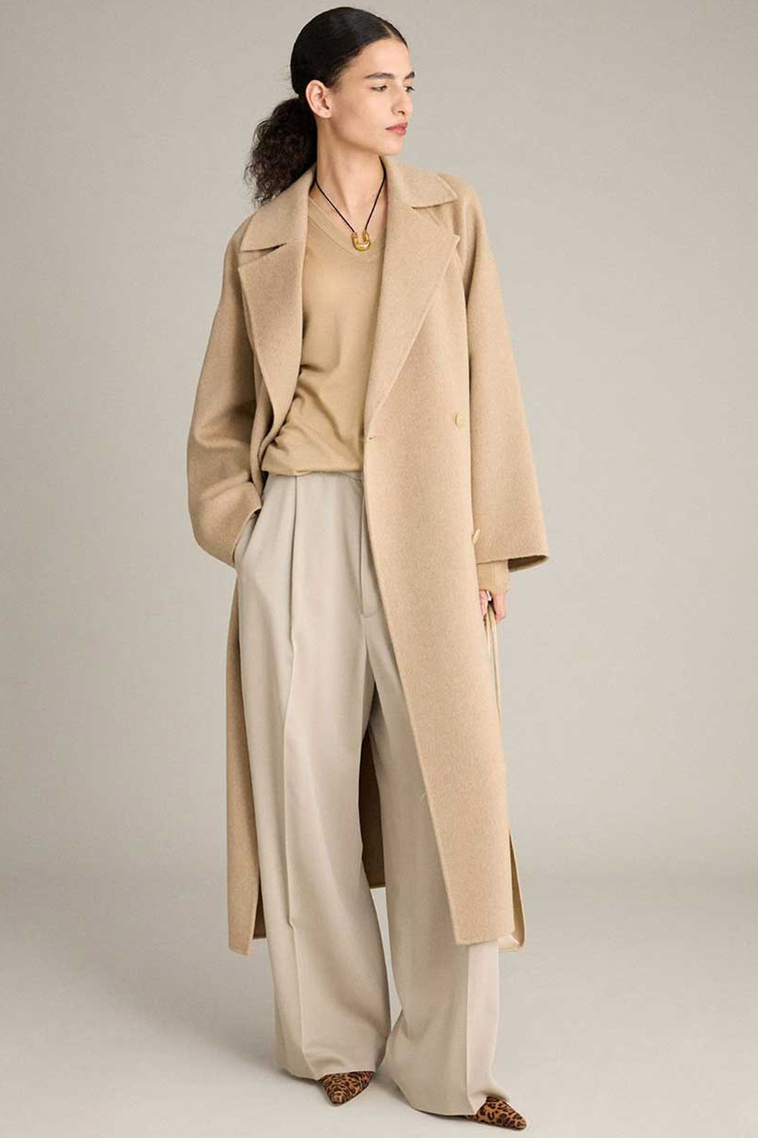 ブリル/BRILLのカシミヤリバーコート(ベージュ/582122)