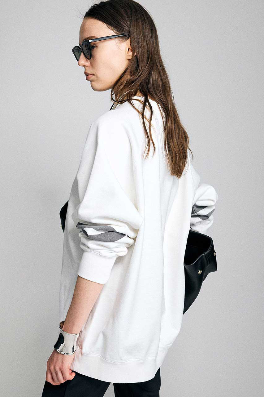 BRILL(ブリル)｜フットボールスウェット/ホワイト の通販｜ELLESHOP
