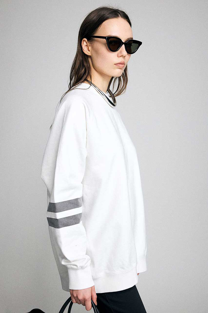 BRILL(ブリル)｜フットボールスウェット/ホワイト の通販｜ELLESHOP