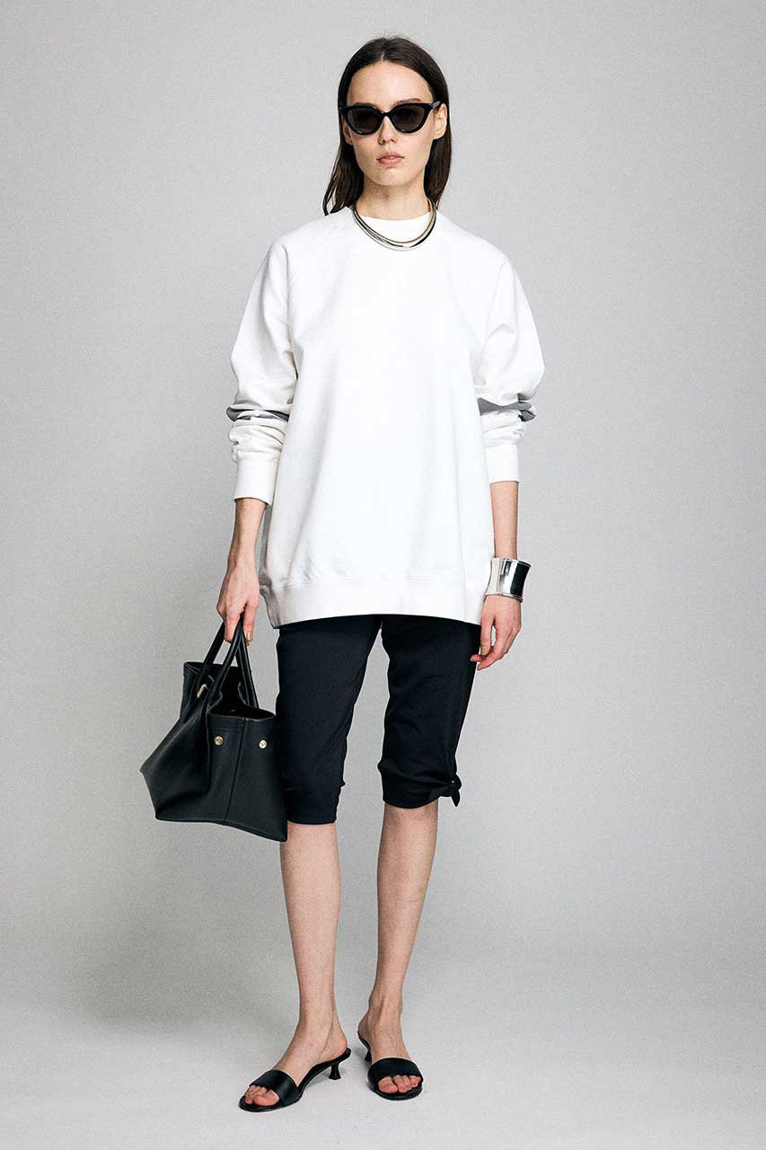 BRILL(ブリル)｜フットボールスウェット/ホワイト の通販｜ELLESHOP