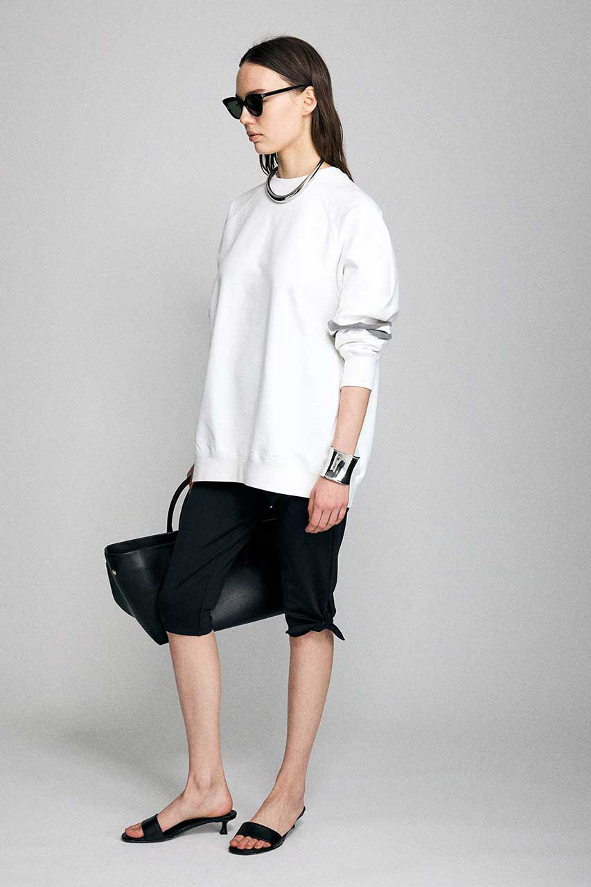 BRILL(ブリル)｜フットボールスウェット/ホワイト の通販｜ELLESHOP