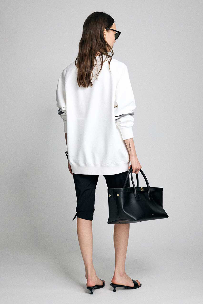 BRILL(ブリル)｜フットボールスウェット/ホワイト の通販｜ELLESHOP