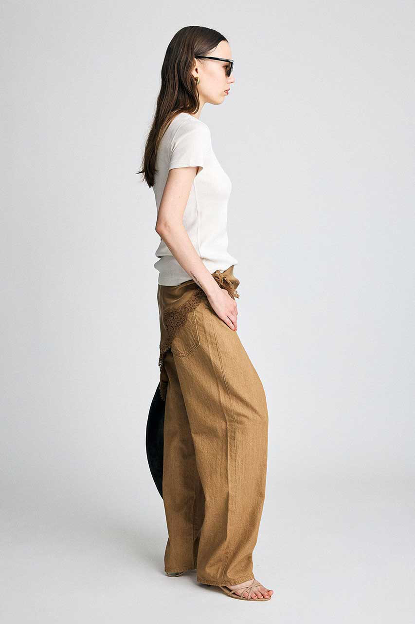 BRILL(ブリル)｜【予約販売】【raspail】リブクルーネックプルオーバー