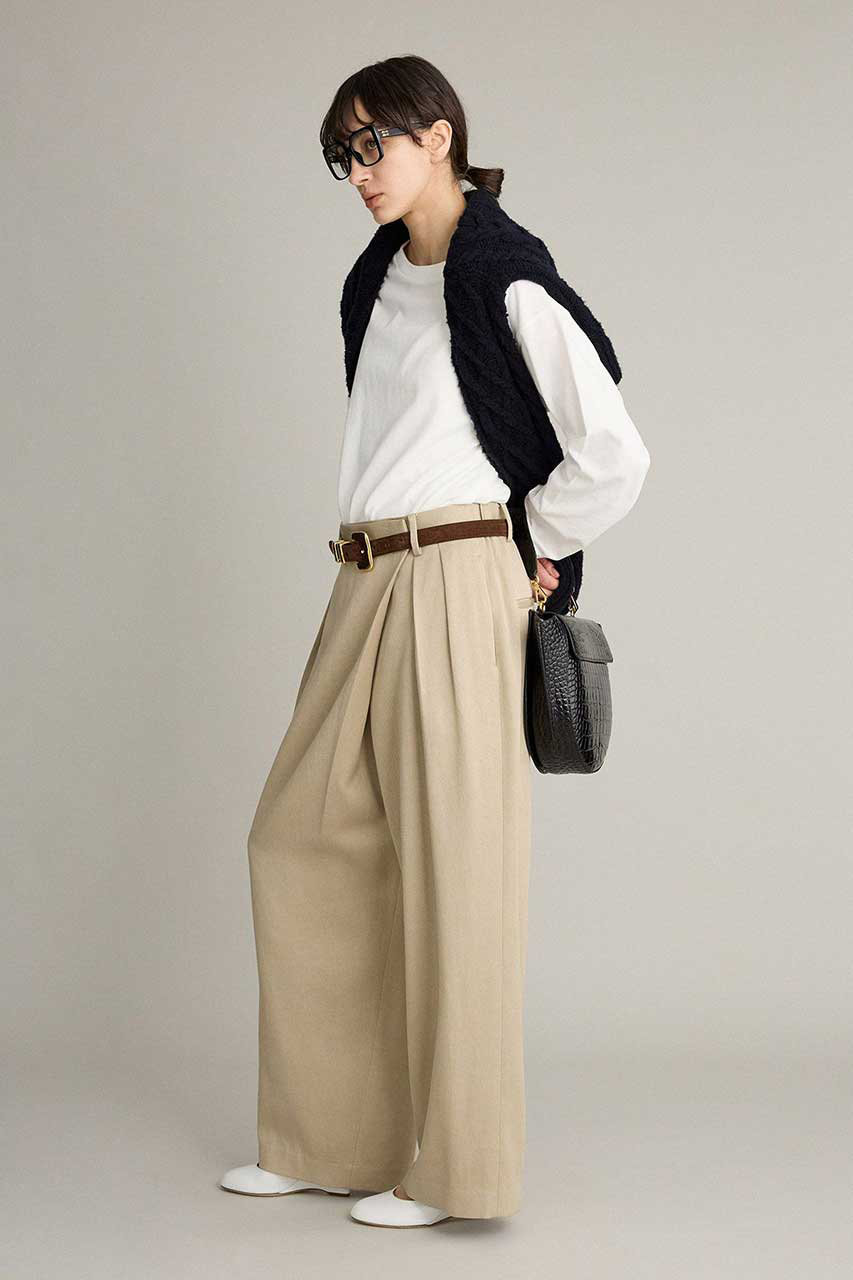 BRILL(ブリル)｜【予約販売】クルーネックロングTシャツ/オフホワイト