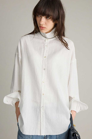 ブリル/BRILLの【予約販売】ガーゼオーバーシャツ(110400/110403)