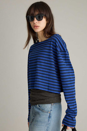 ブリル/BRILLの【予約販売】ワイドクロップドカットソー(110100/110103)