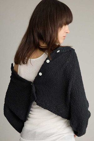 ブリル/BRILLの【予約販売】ネップヤーンクロップドカーディガン(110300/110303)