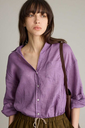 ブリル/BRILLの【予約販売】リネンスキッパーシャツ(110400/110403)