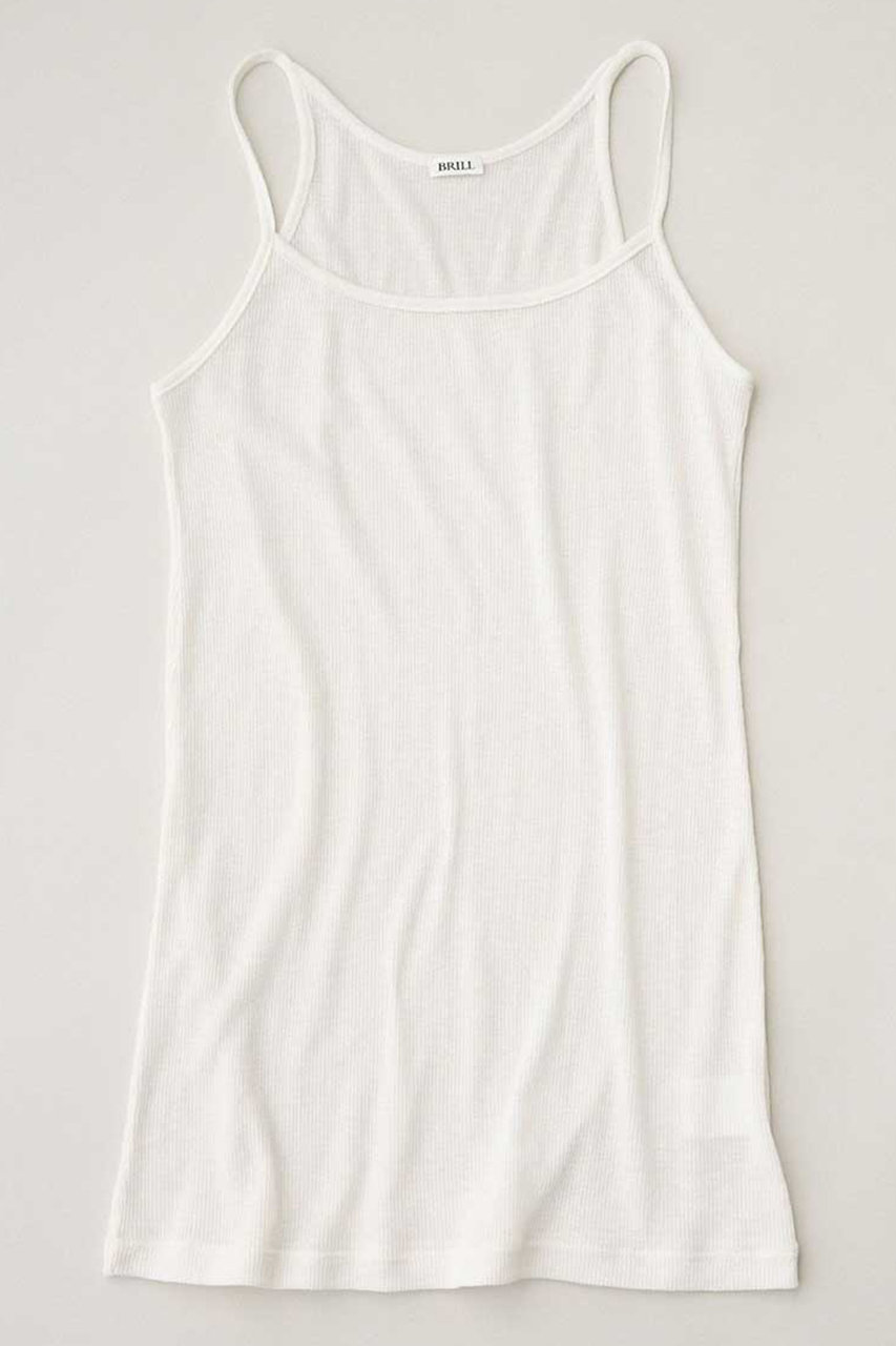 ブリル/BRILLの【予約販売】シアーテンジクキャミソール(オフホワイト/646665)