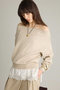 オフショルダープルオーバー ブリル/BRILL ライトベージュ