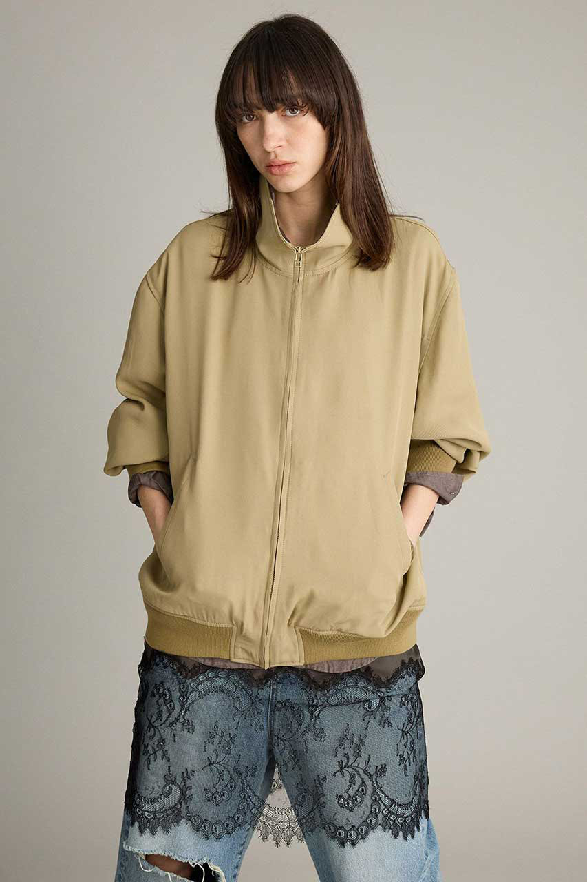 ブリル/BRILLのトリコスタンドブルゾン(ベージュ/646670)