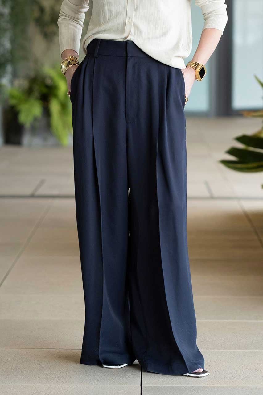 ブリル/BRILLのトリコバックポケットパンツ(ネイビー/646661)