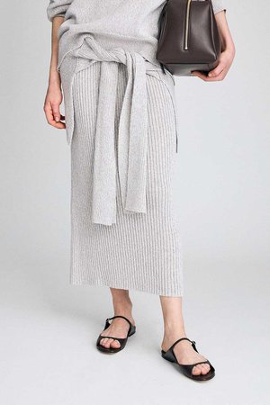 ブリル/BRILLの【予約販売】ニットレイヤードスカート(110700/110703)