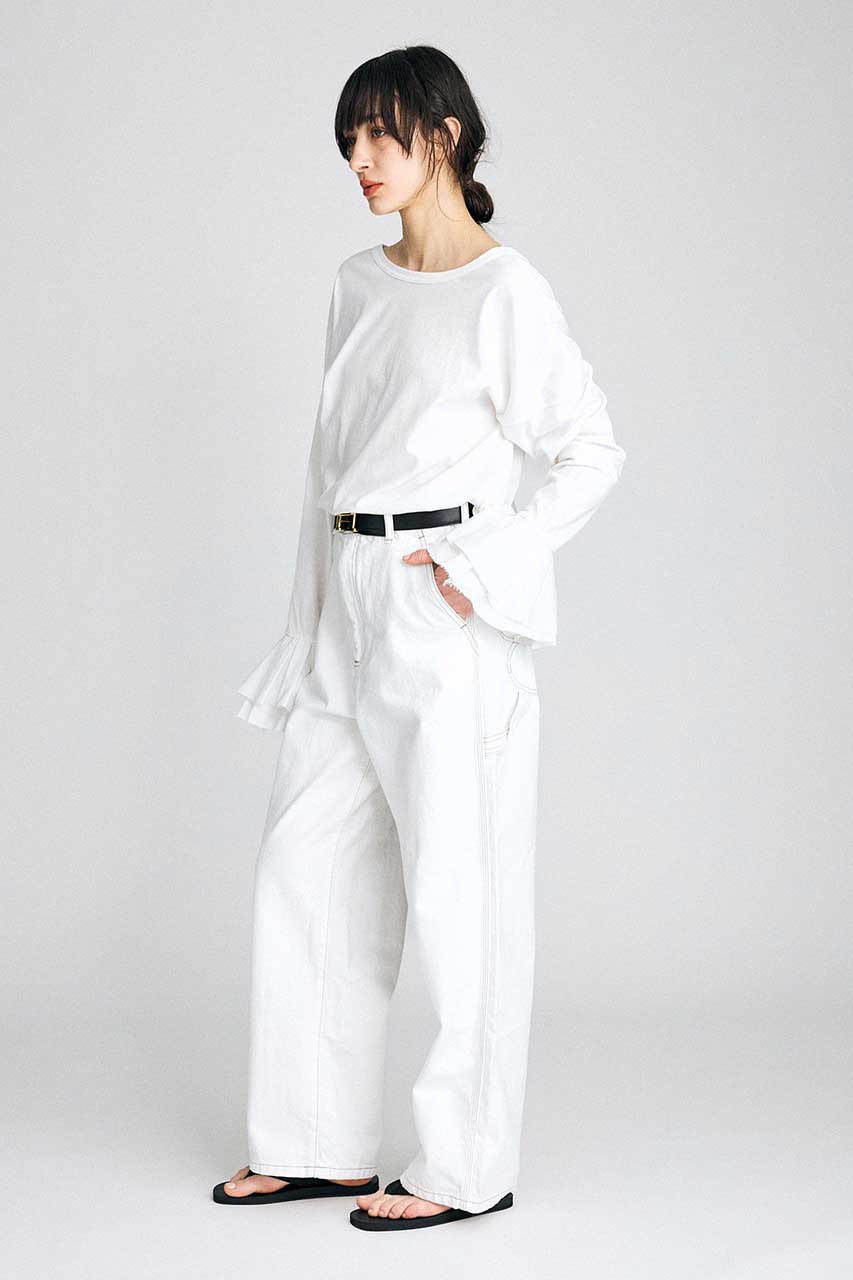 BRILL(ブリル)｜【予約販売】バックUポエットカットソー/ホワイト の