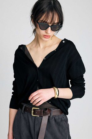 ブリル/BRILLの【予約販売】ランダムリブカーディガン(110300/110303)