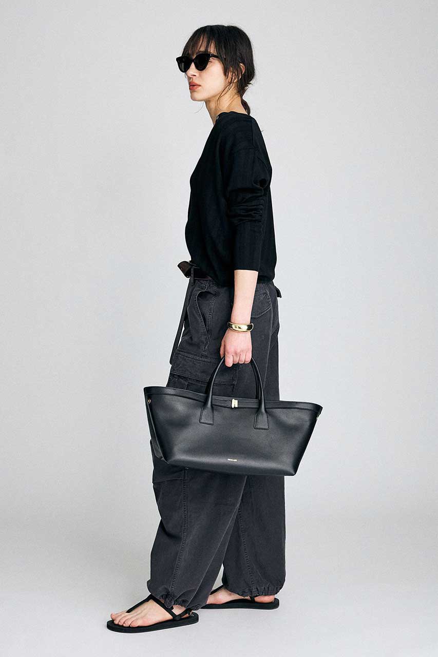 BRILL(ブリル)｜ランダムリブカーディガン/ブラック の通販｜ELLESHOP