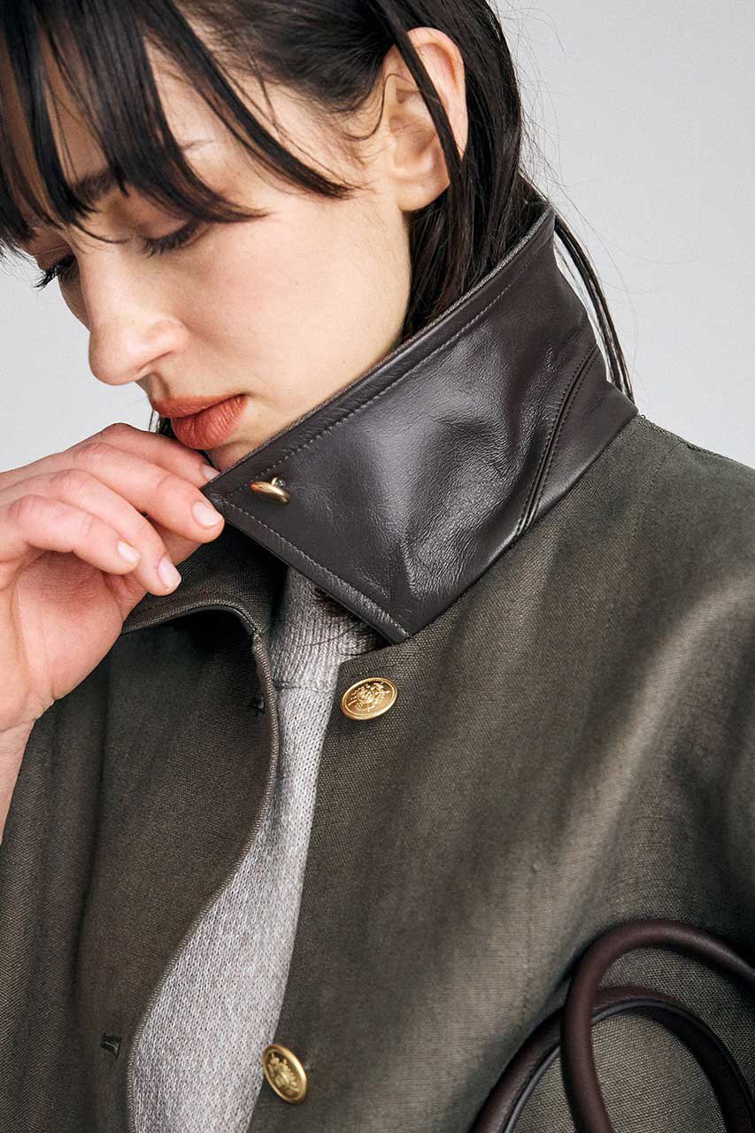 BRILL(ブリル)｜ヘンプカバーオール/カーキ の通販｜ELLESHOP・(エル 