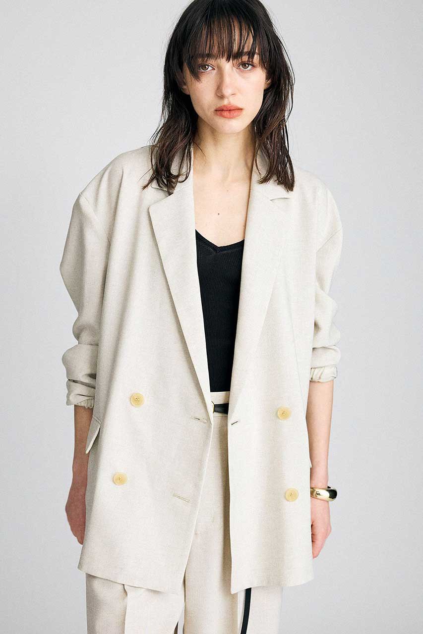 ブリル/BRILLの【予約販売】スラブオックスダブルジャケット(ベージュ/666331)