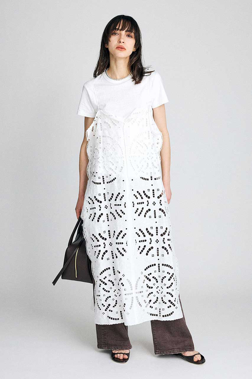 ブリル/BRILLの【予約販売】ホールエンブロイダリーワンピース(ホワイト/640753)