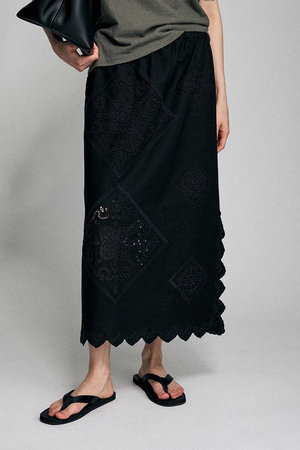 ブリル/BRILLの【予約販売】シシュウタイトスカート(110700/110703)