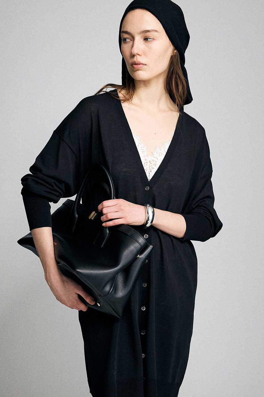 ブリル/BRILLの【予約販売】ICE FINEロングカーディガン(ブラック/682420)