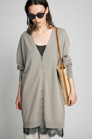 ブリル/BRILLの【予約販売】ICE FINEロングカーディガン(110300/110303)