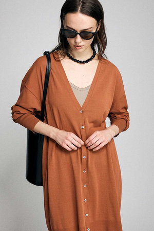 ブリル/BRILLの【予約販売】ICE FINEロングカーディガン(110300/110303)