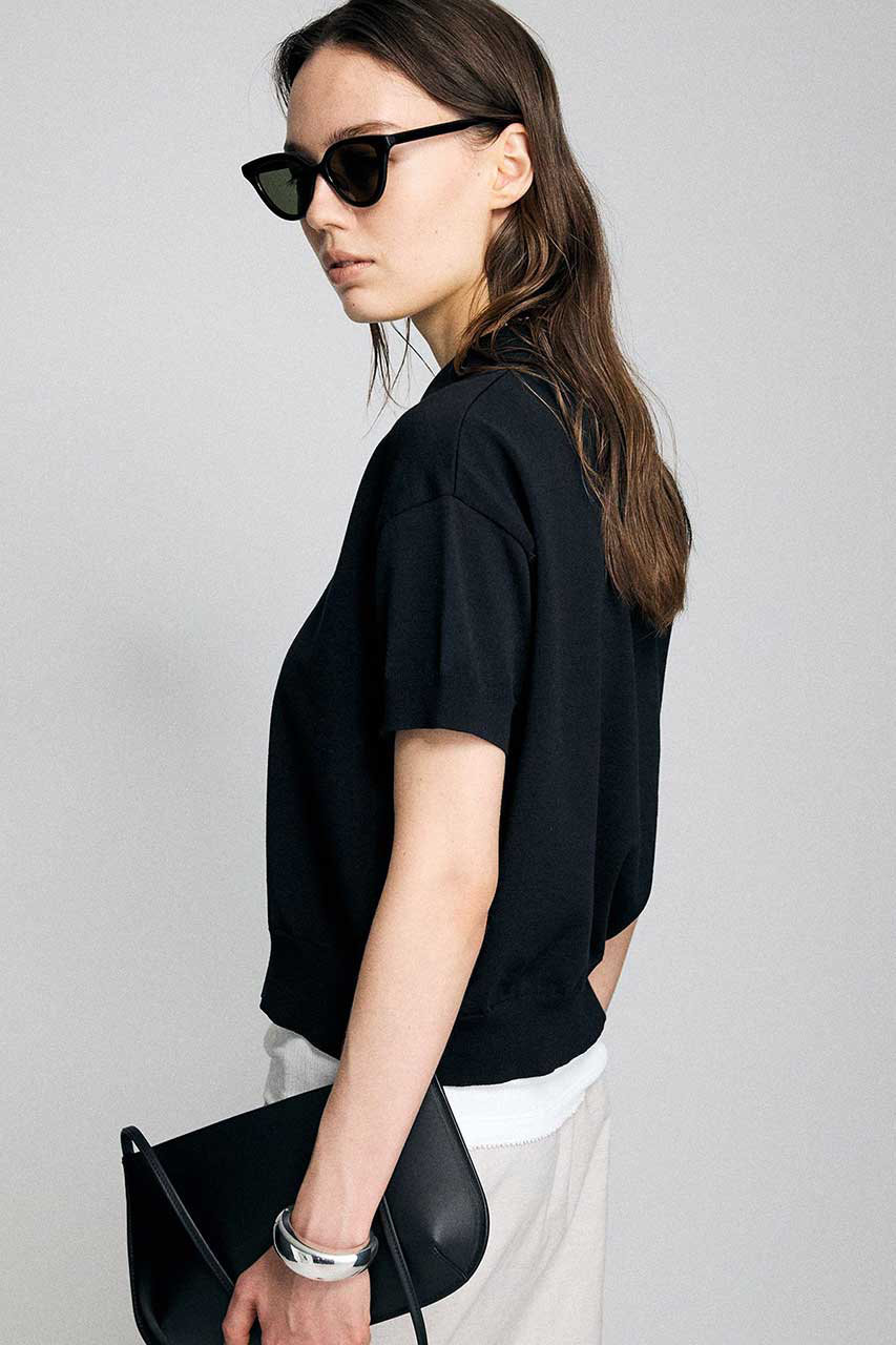 BRILL(ブリル)｜ミニマルポロ/ブラック の通販｜ELLESHOP・(エル