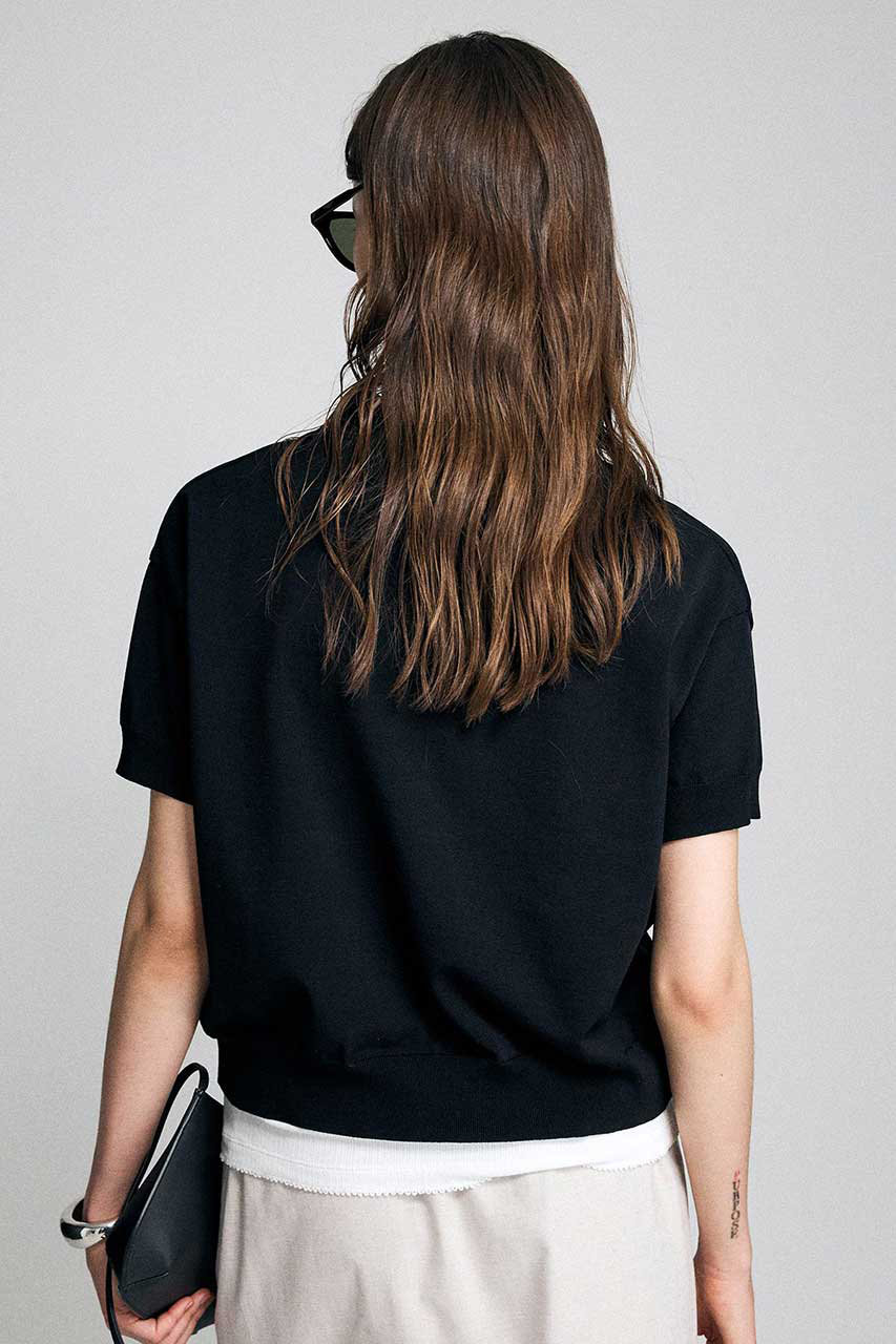 【BRILL】新品/未使用/タグ付　　ミニマルポロ BRILL(ブリル)｜ミニマルポロ/ブラック の通販｜ELLESHOP・(エル