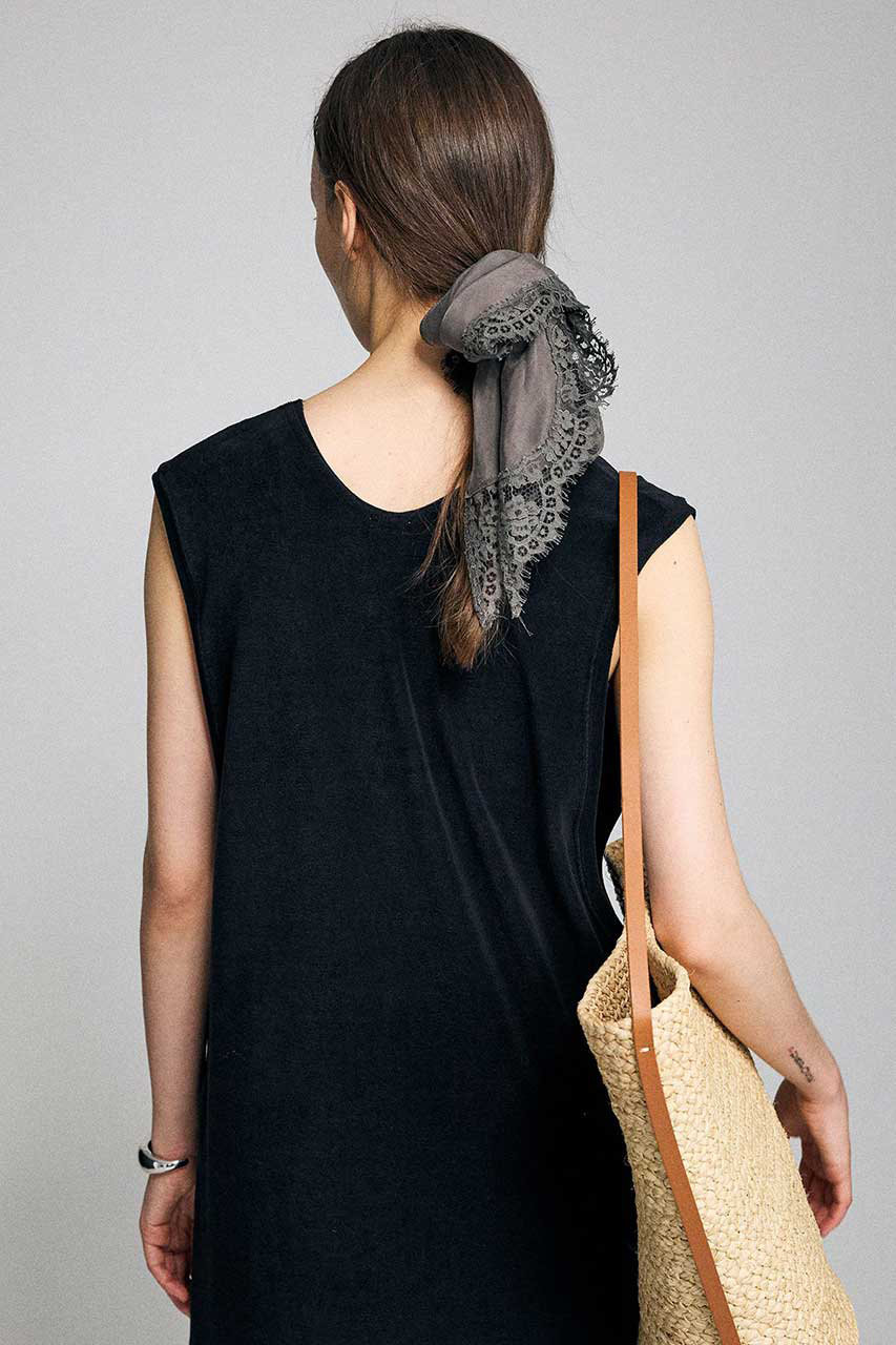 完売品　BRILL特注　raspailシルクレーススカート BRILL(ブリル)｜【raspail】レーススカーフ/カーキ の通販｜ELLESHOP