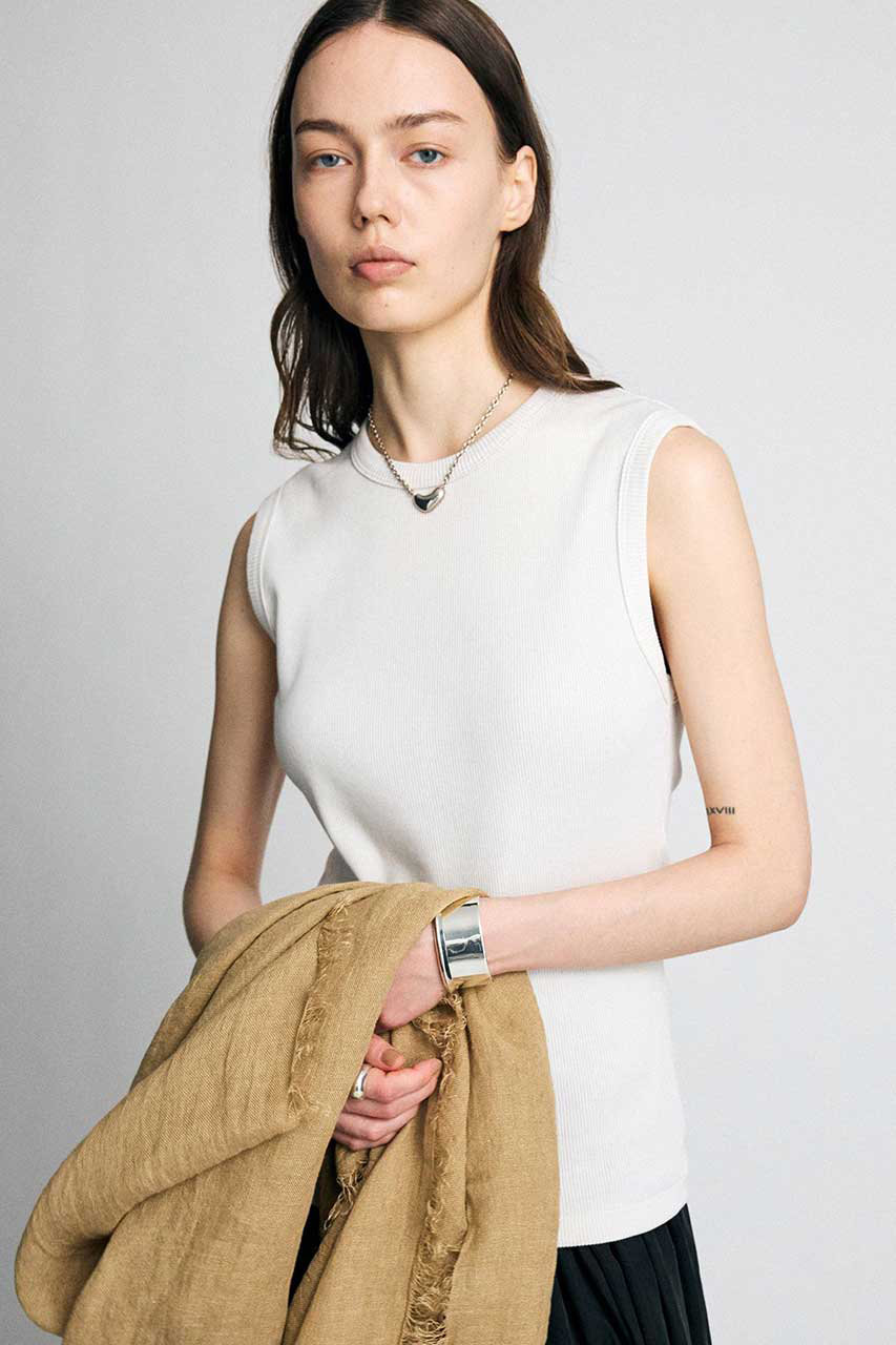 ブリル/BRILLの【予約販売】【raspail】リブノースリプルオーバー(ホワイト/652952)